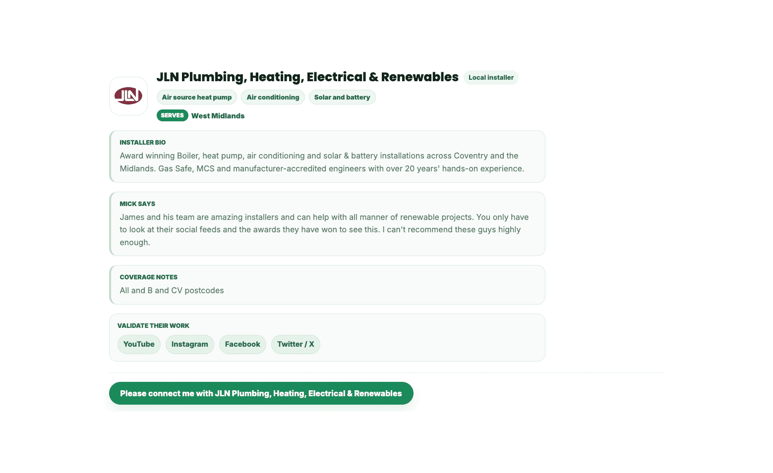 Trusted Heat Pump Installer