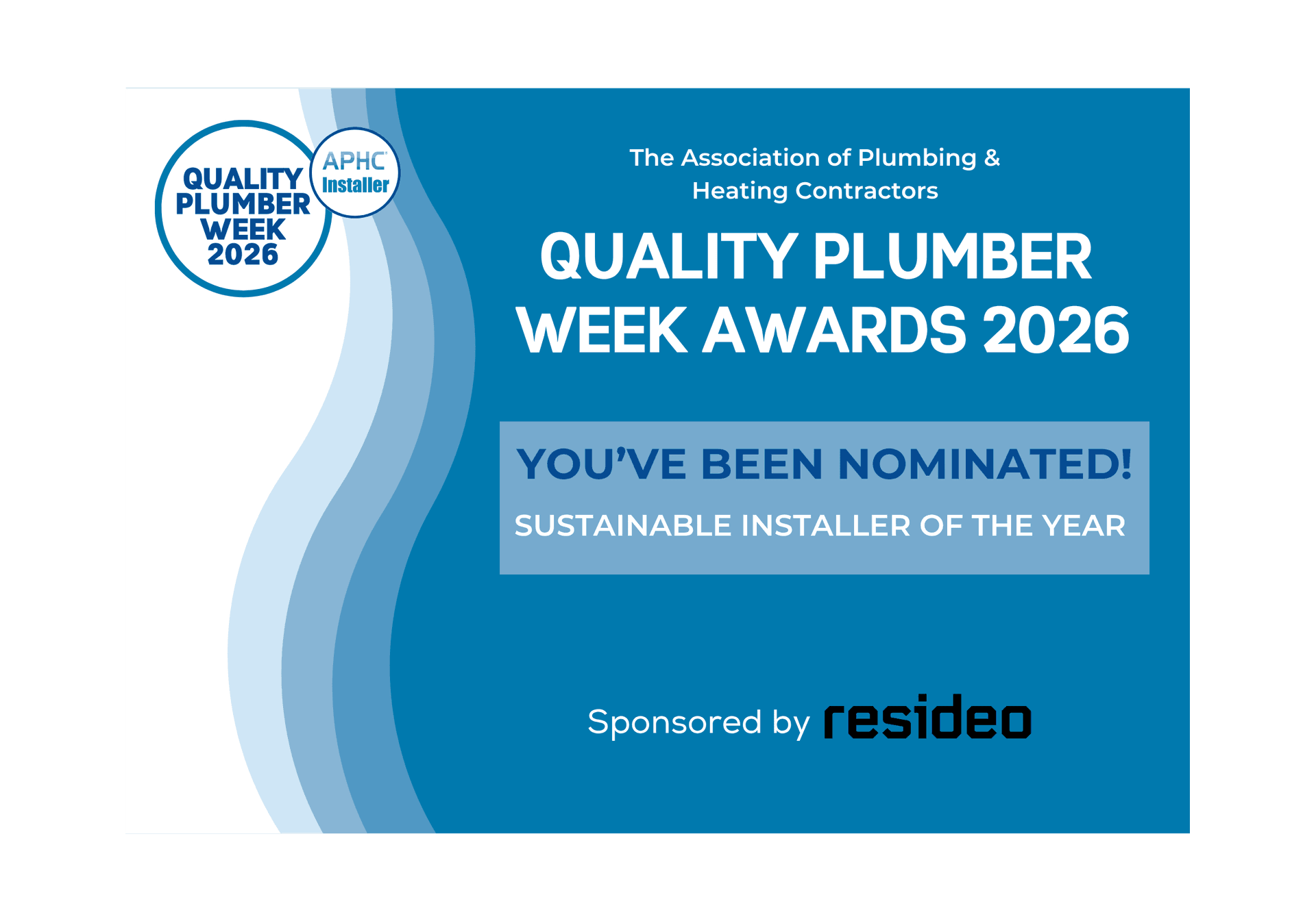JLN Plumbing & Heating Nominated for Sustainable Installer of the Year